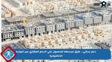 دعم سكني.. طرق مبسطة للحصول على الدعم العقاري عبر البوابة الإلكترونية